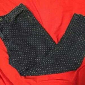 Adorable polka dot skinny jeans