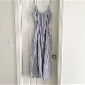 💝GAP Light Blue Linen Maxi Dress