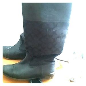Black Coach Boots