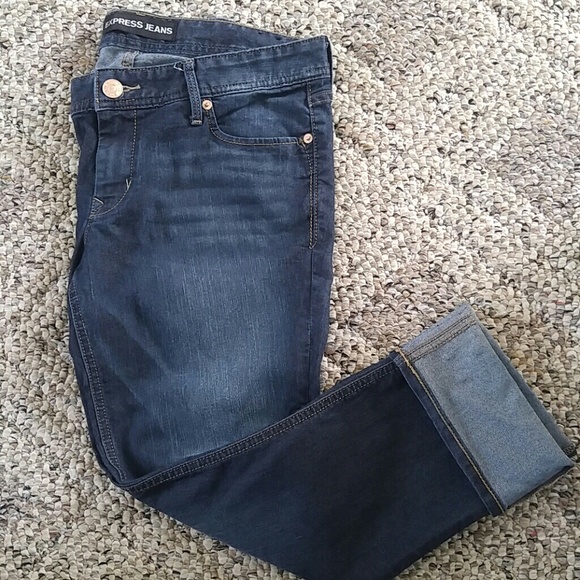 Express cropped skinny Stella low rise jeans