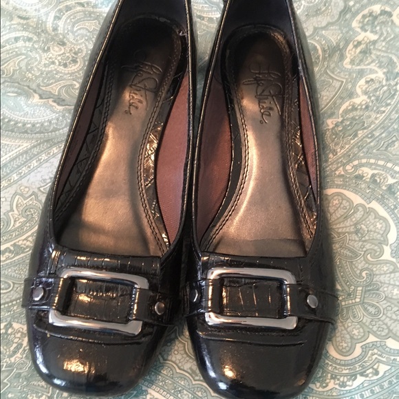 Black patent Life Stride heels