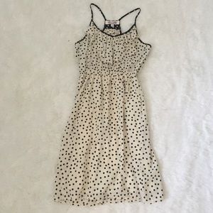 Ruffle polka dot dress