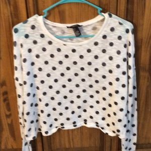 Black/white pikas it cropped sweater