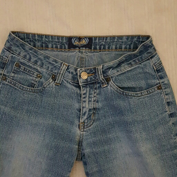 ANGELS DISTRESSED JEANS, WOMEN'S SIZE 5 - Picture 2 of 3