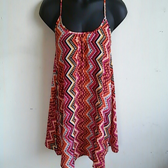 Chevron print dress Nwot - Picture 1 of 2