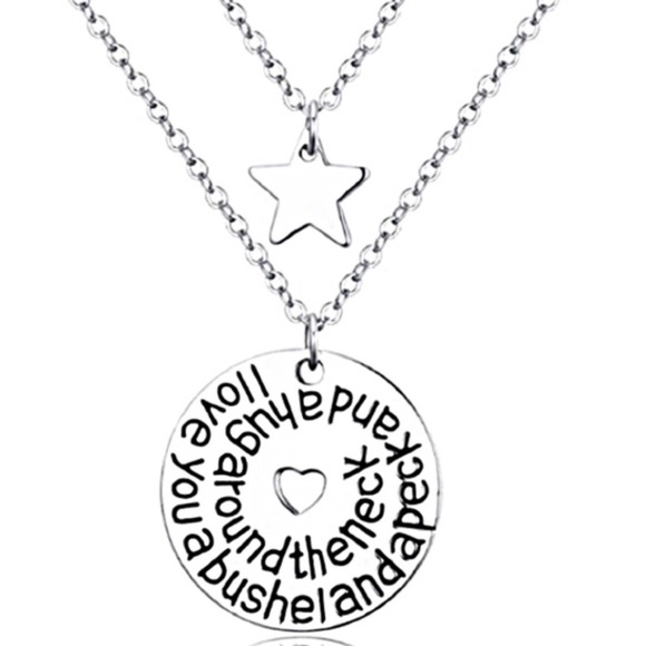 Two Layered I Love You Necklace - Picture 3 of 4