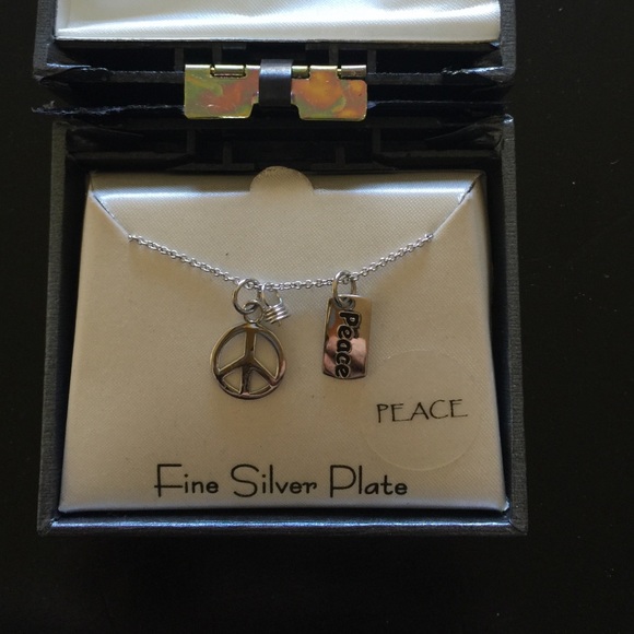 Silver plate necklace