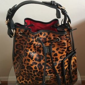 LOWER PRICE Dooney & Bourke leather drawstring bag