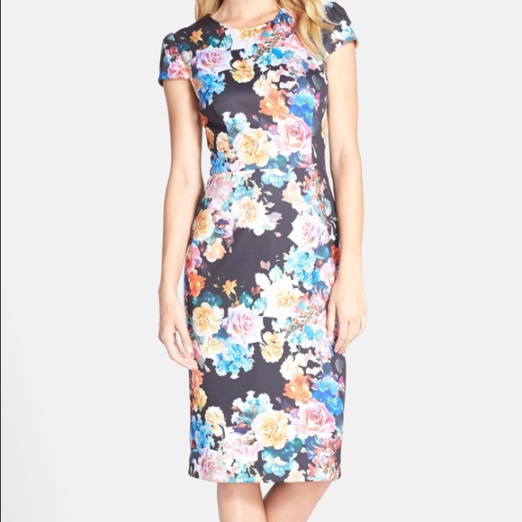 Betsey Johnson midi sheath dress
