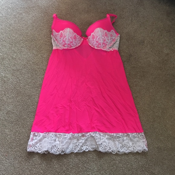 Hot pink Victoria's Secret lingerie