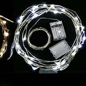 *sold* 10ft white fairy lights wire lights