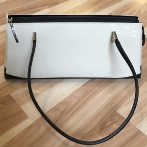 Beijo Black and Tan Shoulder Purse, The Uptown