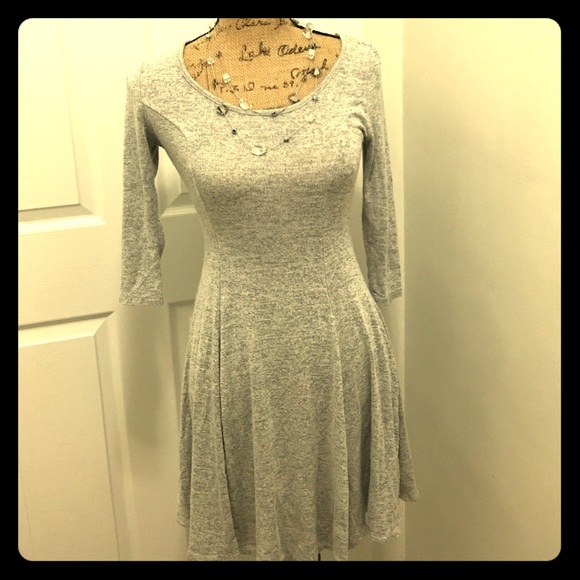 Gray swing dress 😎