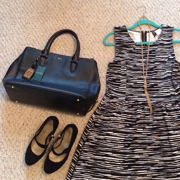 Ralph Lauren Winford Double Zip Bag