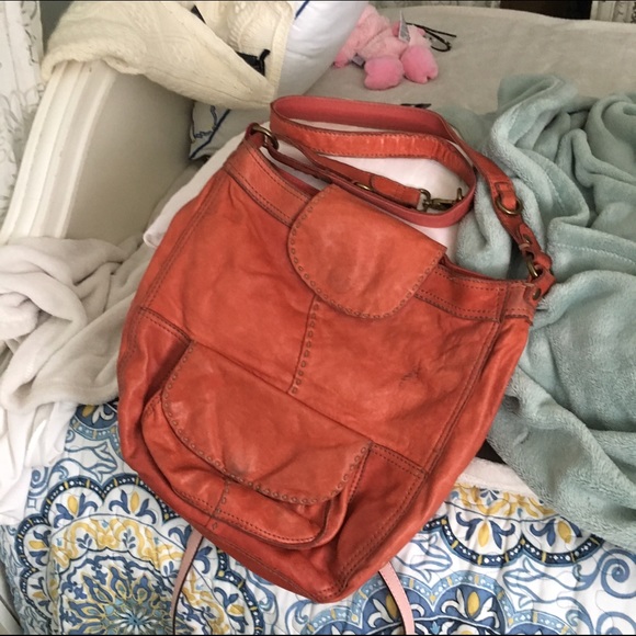 Lucky brands Foldover Stash Shoulder Purse bag