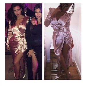 ❌SOLD❌Champagne maxi dress size small