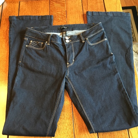 White House Black Market Skinny Flare Jeans