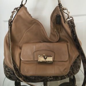 ‼️ SOLD‼️Coach large hobo leather shoulder bag