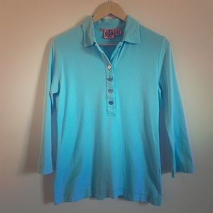 Tory burch long sleeve polo
