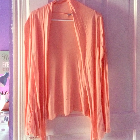 Peach cardigan!
