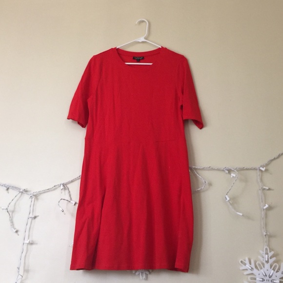 Topshop red dress