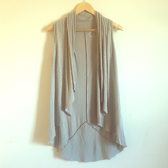 Blue life slouchy vest