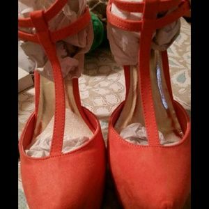 Coral Platform heels