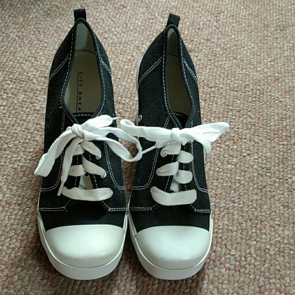 Cute sneaker wedges