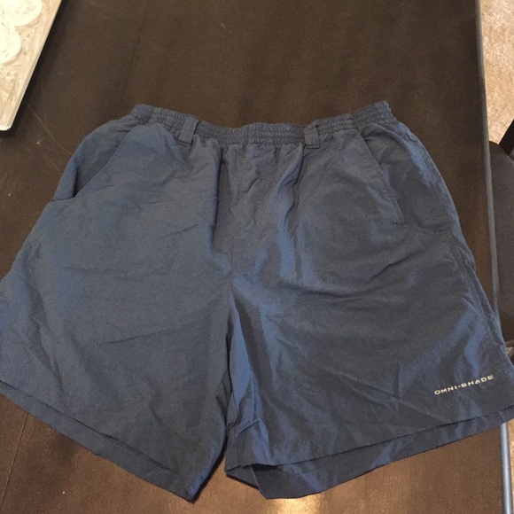 Men's Columbia Swimming Trunks- Navy