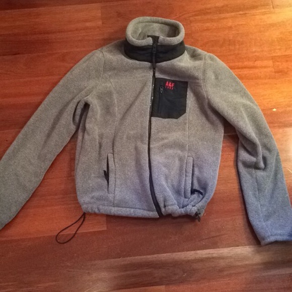 Fleece Abercrombie jacket grey