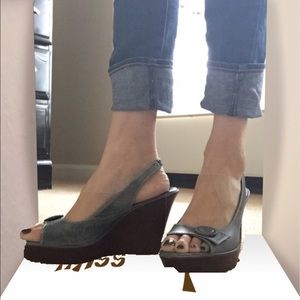 Cole Haan Leather Wedges