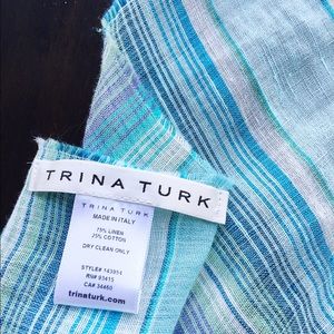 Trina Turk Linen/Cotton Scarf