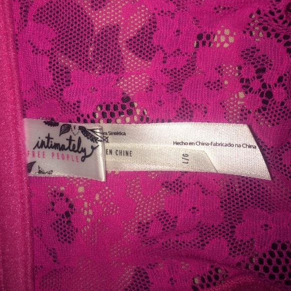 Free People Hot Pink Bandeau - Picture 4 of 4