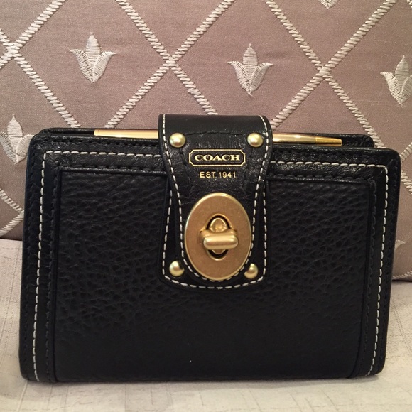 Coach leather planner