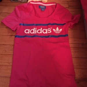 Adidas pink shirt