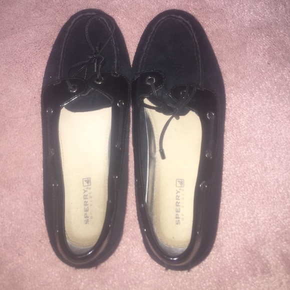 Sperry Top-Sider black boat shoes