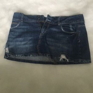 Jean mini skirts size 9