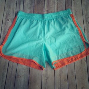 NWOT Tiffany Blue and Orange Shorts