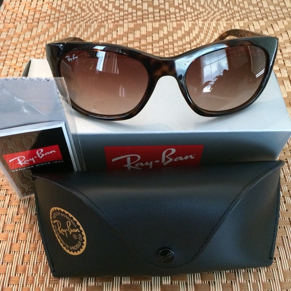 Ray-ban Gradient eye cat frame - tortoise shell main image 2