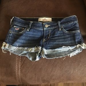 Frayed Jean shorts