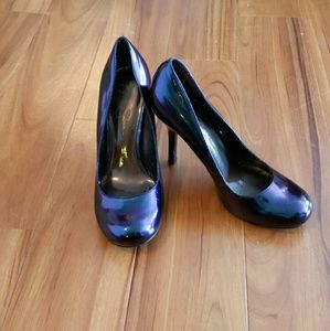 Jessica Simpson Metallic Heels