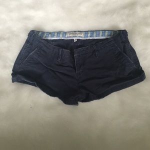 Abercrombie and Fitch Navy Shorts Size 4