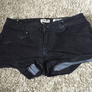 Black shorts