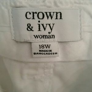 Crown & Ivy ankle pants