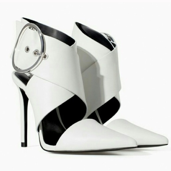 ZARA 100% LEATHER HIGH HEEL SHOE BRAND NEW - Picture 3 of 4