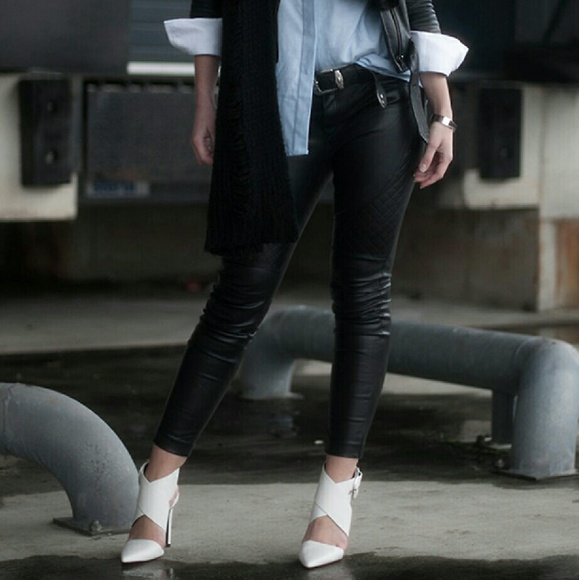 ZARA 100% LEATHER HIGH HEEL SHOE BRAND NEW - Picture 4 of 4