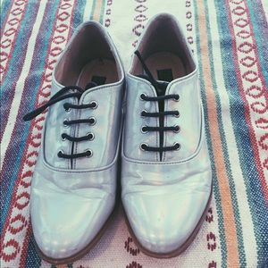 Urban Outfitters Deena and Ozzy holographic shoes