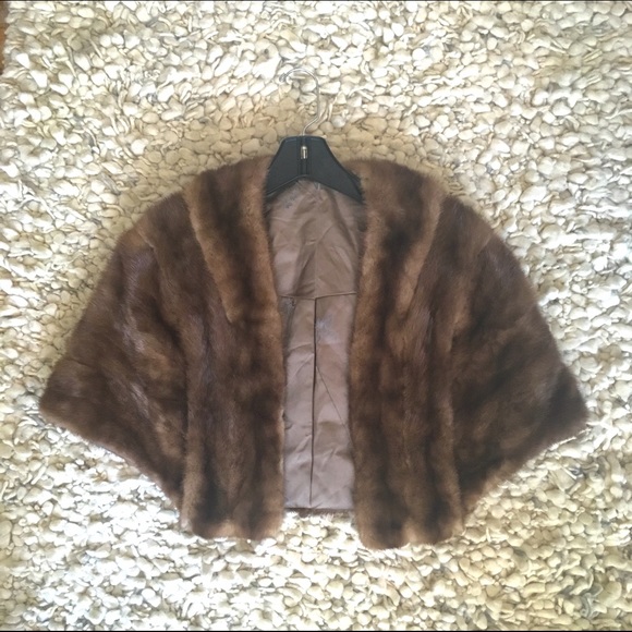 Vintage Genuine Mink Fur Stole