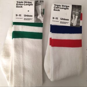 American Apparel Sock Bundle - 2 Pairs! NEW
