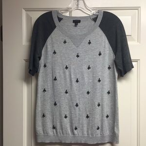 Talbots embellished sweater